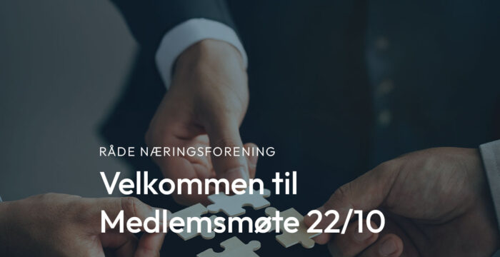 Medlemsmøte 22. oktober 2025